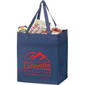 Heavy Duty Non-Woven Grocery Bag w/Insert (13"x10"x15") - Screen Print